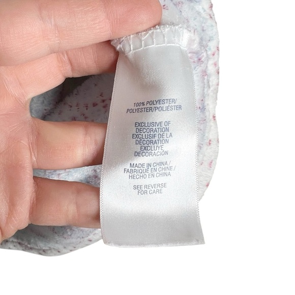 Nautica Plush Fair Isle Print Hooded Cozy Lounge Dress Or Nightgown - Picture 11 of 12